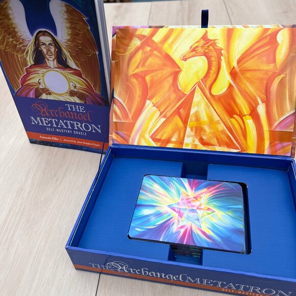 The Archangel Metatron Self-Mastery Oracle Box Set / 55 Cards + Guidebook - Picture 16 of 16